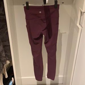 Maroon Athleta Leggings